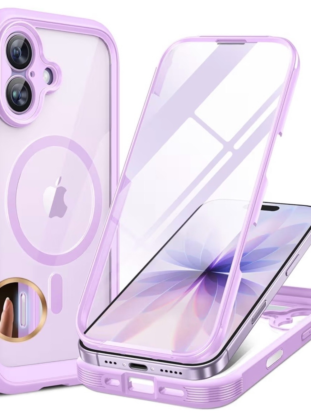 Miracase for iPhone 17 Case 6.3'' Light Purple